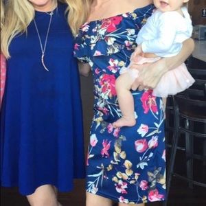 Off the shoulder floral dress